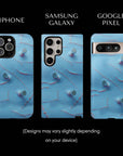 Bride Monster Flesh Tough Phone cases from Muahaha!  Pictured: iPhone 16 Max, Samsung Galaxy S24 Ultra, Google Pixel 8 Pro.  Designs may vary slightly depending on your device.