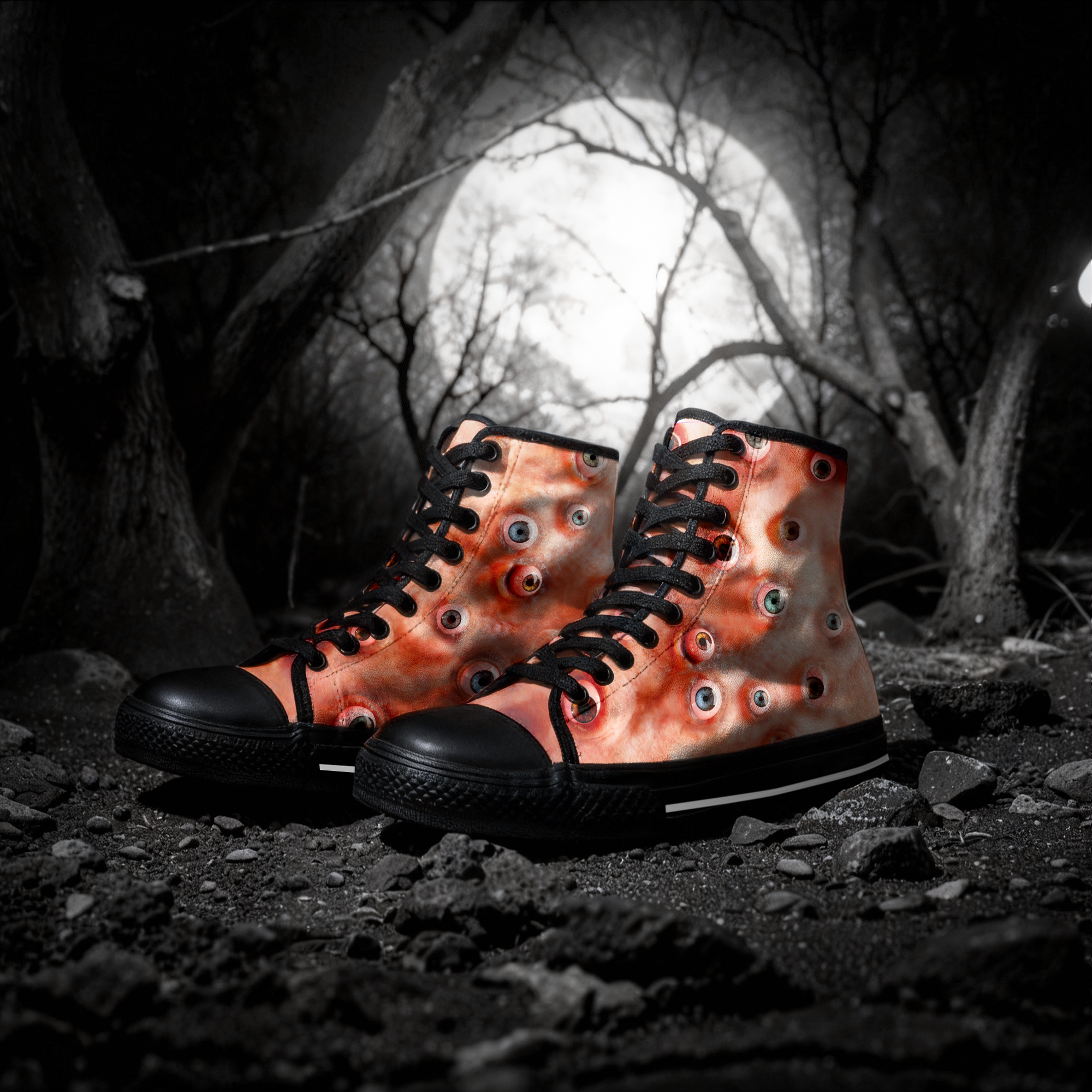 Eyesore – Monster Flesh – Men's High Top Sneaks