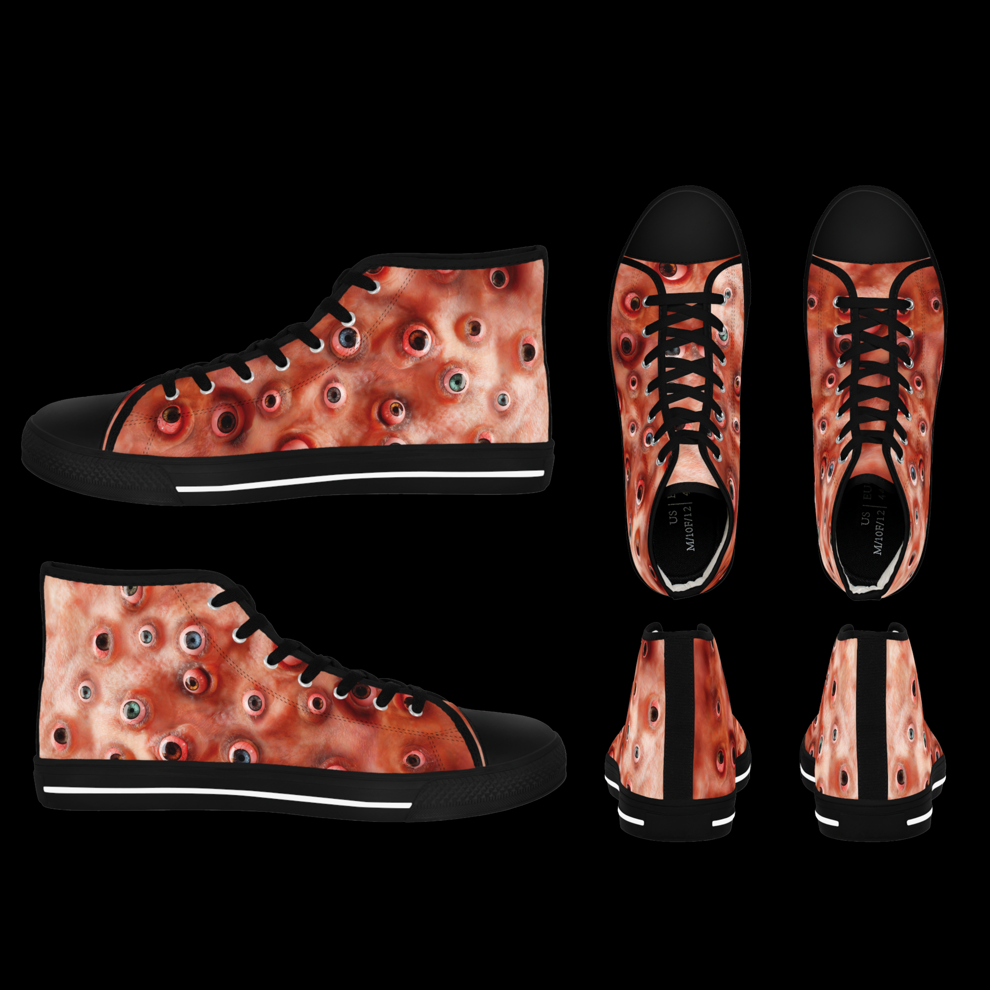 Eyesore – Monster Flesh – Men's High Top Sneaks
