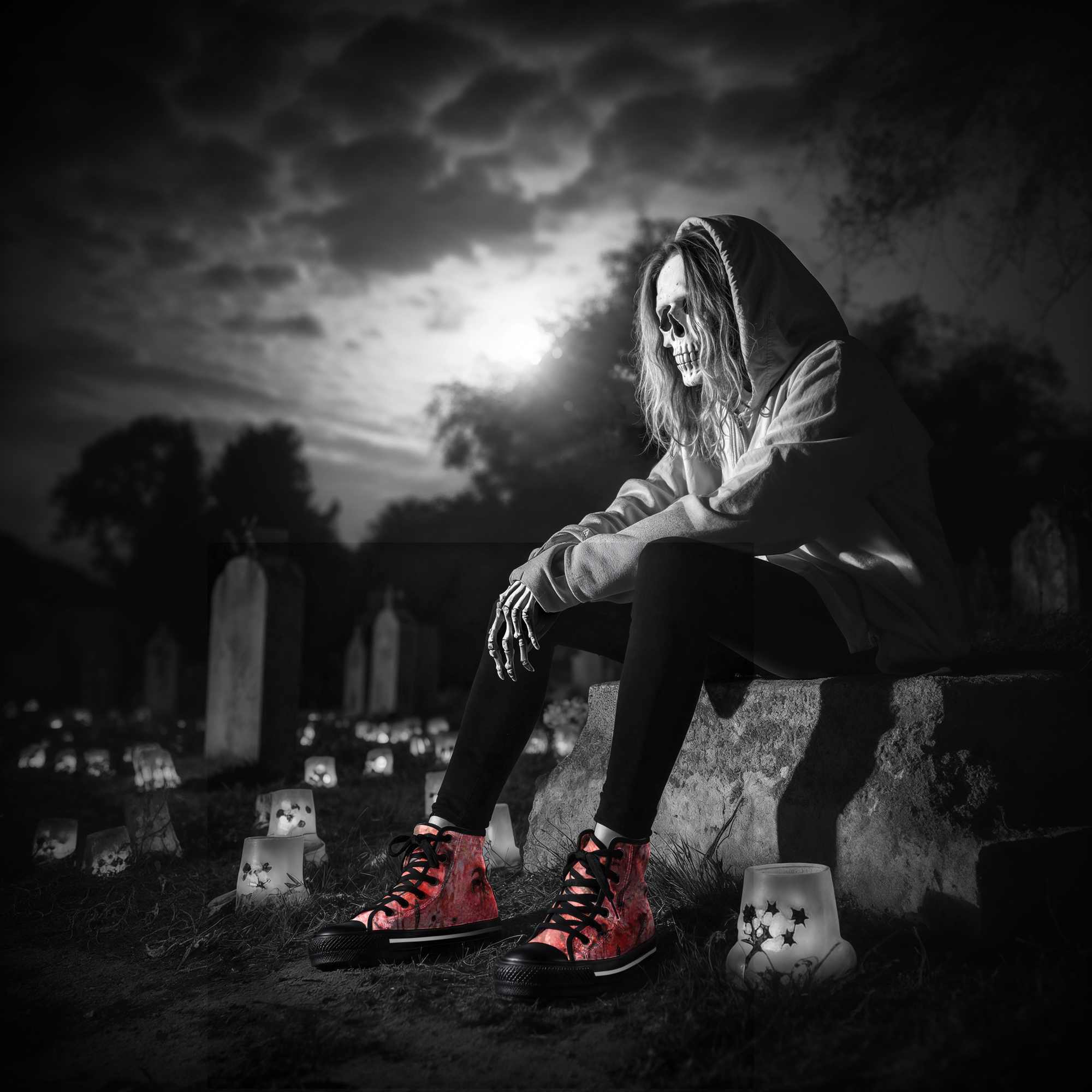 Horny – Monster Flesh – Women's High Top Sneaks