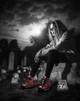 Horny – Monster Flesh – Women's High Top Sneaks