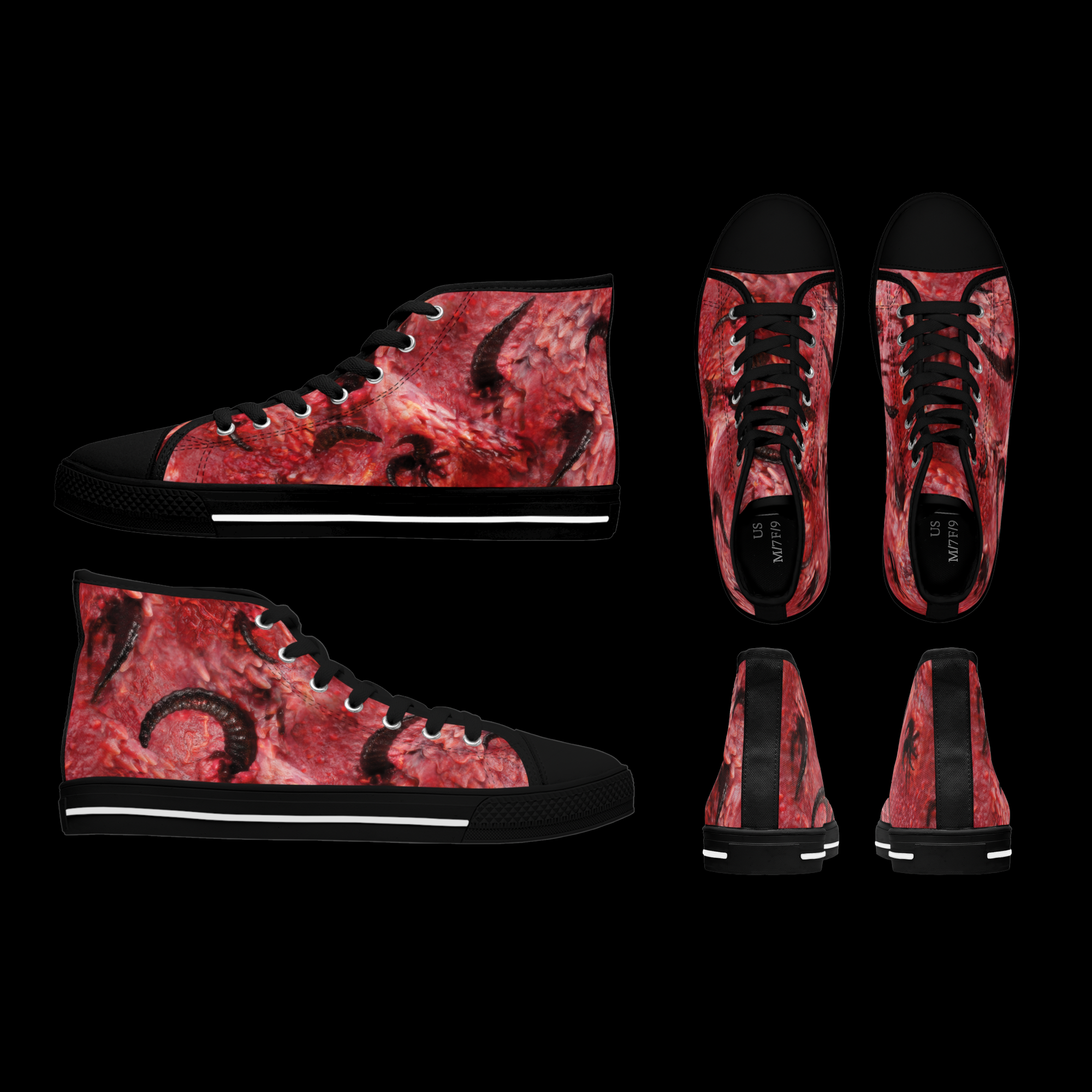 Horny – Monster Flesh – Women's High Top Sneaks