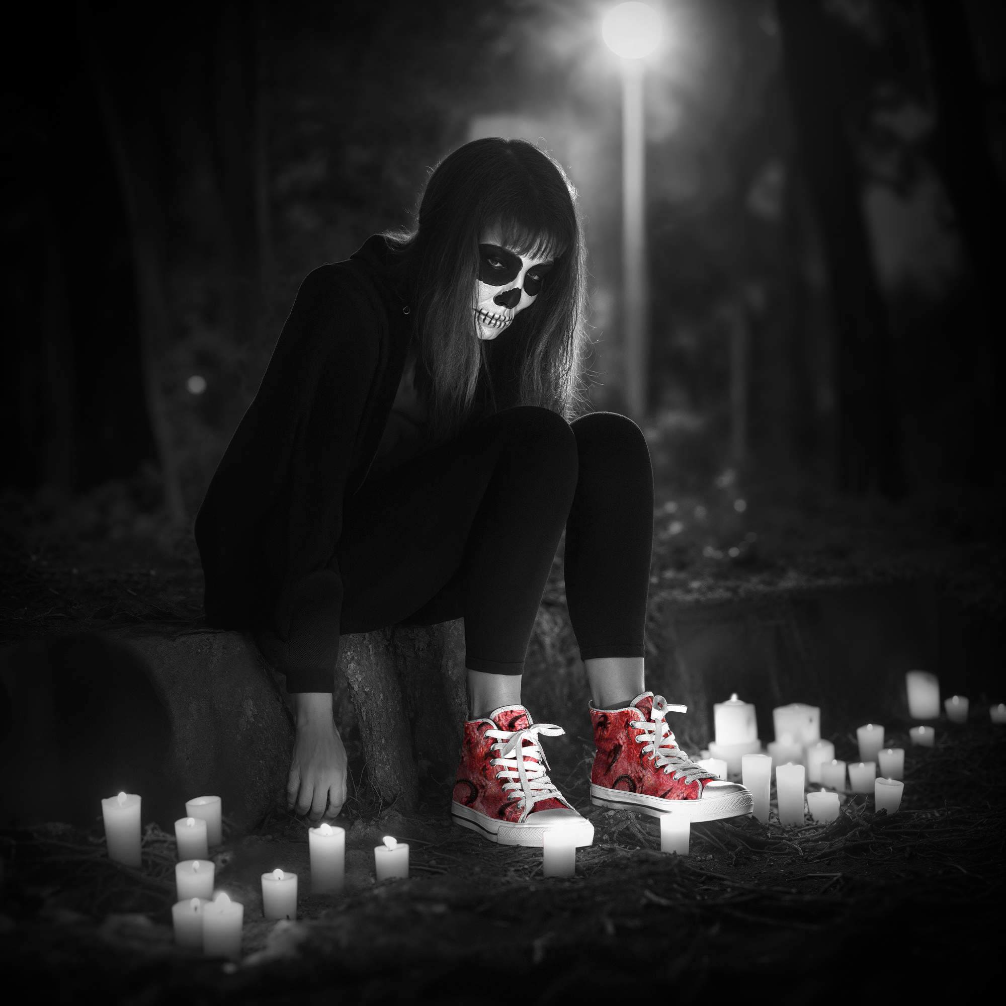 Horny – Monster Flesh – Women's High Top Sneaks