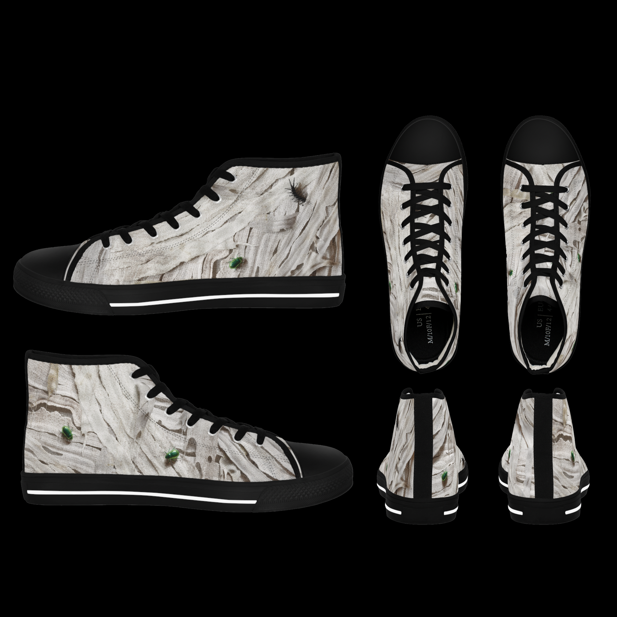 Mummy – Monster Flesh – Men's High Top Sneaks