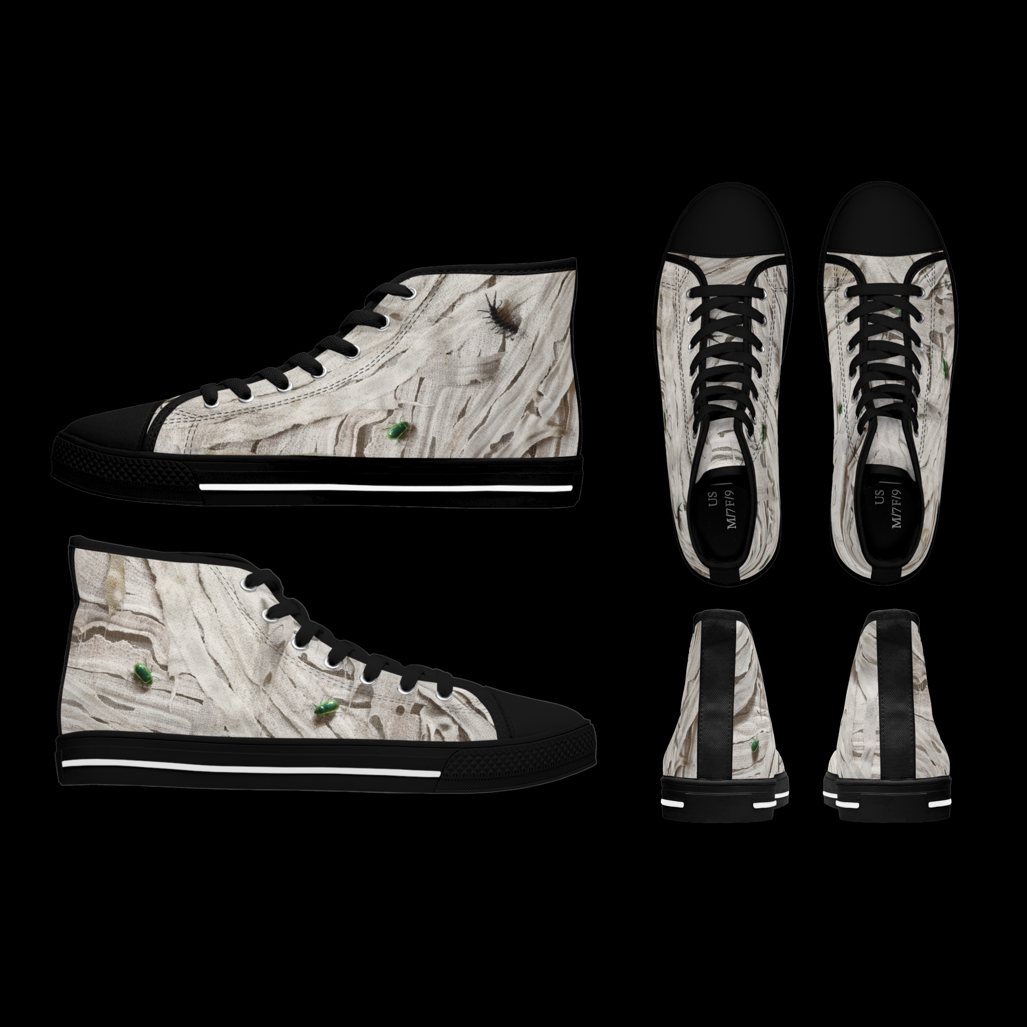 Mummy – Monster Flesh – Women's High Top Sneaks