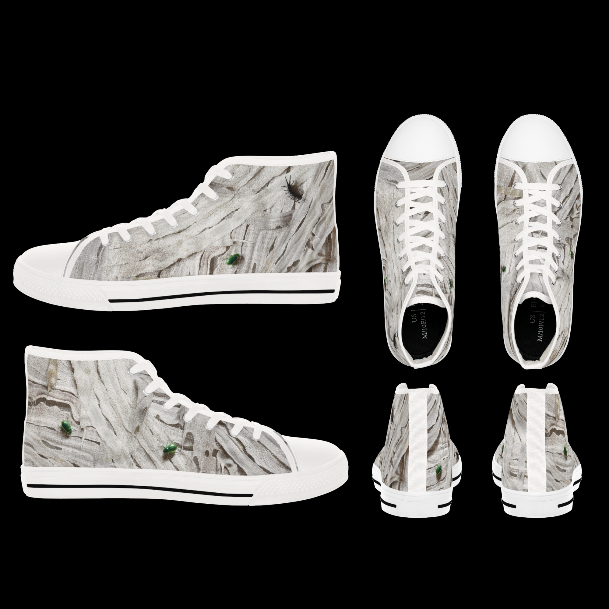 Mummy – Monster Flesh – Men's High Top Sneaks