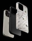 Mummy Monster Flesh phone case!  For iPhone, Samsung Galaxy, and Google Pixel devices.  Muhahaha! presents the perfect spooky, Halloween gift.  Every case has double layers for extra durability and protection while the clear, open ports stay out of your way when it comes to charging. Choose between matte or glossy finish. (pictured: iPhone 15 pro rocking a Mummy Monster Flesh phone case)