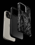 Wraith Monster Flesh phone case!  For iPhone, Samsung Galaxy, and Google Pixel devices.  Muhahaha! presents the perfect spooky, Halloween gift.  Every case has double layers for extra durability and protection while the clear, open ports stay out of your way when it comes to charging. Choose between matte or glossy finish. (pictured: iPhone 15 pro rocking a Wraith Monster Flesh phone case)