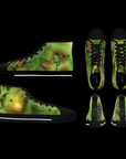 Zombie – Monster Flesh – Women's High Top Sneaks
