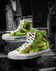 Zombie – Monster Flesh – Women's High Top Sneaks