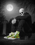 Zombie – Monster Flesh – Men's High Top Sneaks