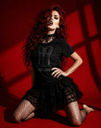 Leather Corset T-Shirt