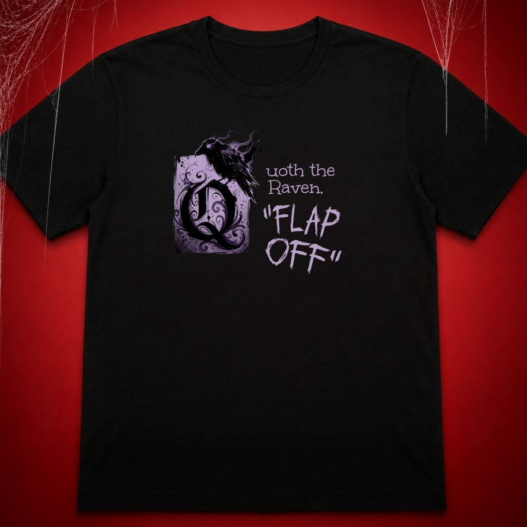 Quoth the Raven Flap Off T-Shirt