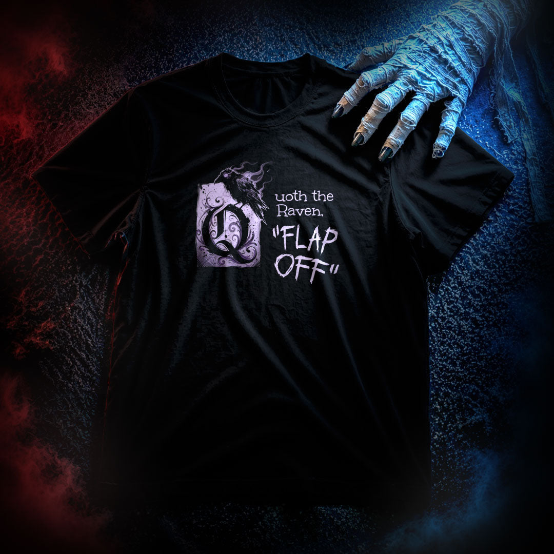 Quoth the Raven Flap Off T-Shirt