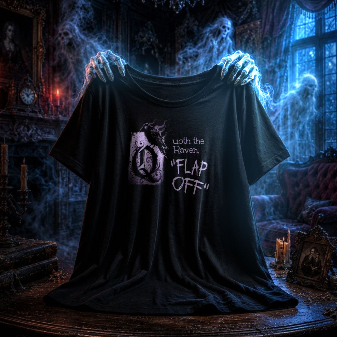 Quoth the Raven Flap Off T-Shirt