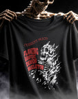 Flaming Vampire Demon Skeleton T-Shirt