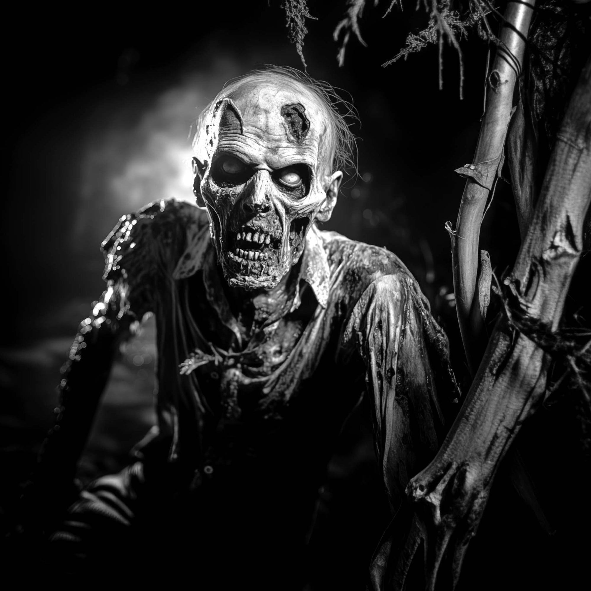 A zombie growls as he prowls for brains in the darkness!  Monster Flesh Zombie Tough Phone Case – it doesn't take brains to know you need this.